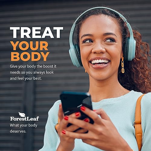 ForestLeaf Multi Collagen Pills with Hyaluronic Acid + Vitamin C | Hydrolyzed Collagen Supplements for Women or Men | Multi Collagen Capsules Peptides for Skin, Wrinkles, Weight Management, 240