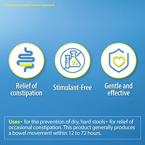 HealthA2Z® Stool Softener 400 Counts | Docusate Sodium 100mg | Red & White | Dependable, Gentle Constipation Relief