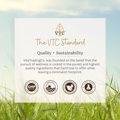VitaTradingCo. Grass-Fed Collagen Peptides plus Hyaluronic Acid and Vitamin C | Pasture Raised | Paleo & Keto Friendly | Gluten and Dairy Free | Non-GMO | Type I and III | Unflavored | 30 Servings