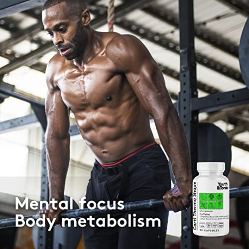 Youth & Tonic Shred Sculpt Lean 3 x Diet Pills w Water Weight Away & Cortithermo Shape & Bedtime Trim as Support for Metabolism Energy Cravings Water Retention Loss & Belly Bloating for Women & Men