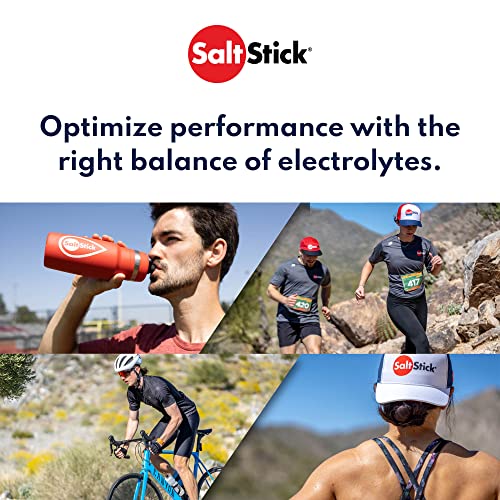 SaltStick DrinkMix Electorlyte Powder No Sugar - Lemon Lime - Sugar Free Electrolyte Drink Mix for Hydration, Sports Recovery - Keto Friendly, Non GMO, No Artificial Sweeteners, Vegan - 12 Packets