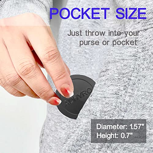 (Clear) ADHYRO Small Pill Case for Purse(3 Pack), Aluminum Portable Pill Box, Single Mini Pill Box Twist On and Off to Hold Vitamins, Fish Oils (Black Silver White)