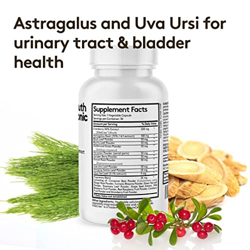 Youth & Tonic Kidney Cleanse Detox for Residual Metabolic Waste & Excess Body Water for Urinary Tract & Bladder Health 30 Capsules