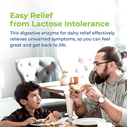 Rite Aid Fast Acting Dairy Relief Lactase Enzyme – 120 Caplets | Lactase Enzyme Supplement | Lactose Intolerance Pills | Dairy Relief Pills | Digestive Enzyme Supplements | Digestive Enzymes