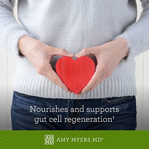 Amy Myers MD L-Glutamine Capsules from L glutamine 1700 mg Supports Sugar Craving, and Muscle Repair - Support Thyroid and Immune System Function - 120 Capsules Dietary Supplement