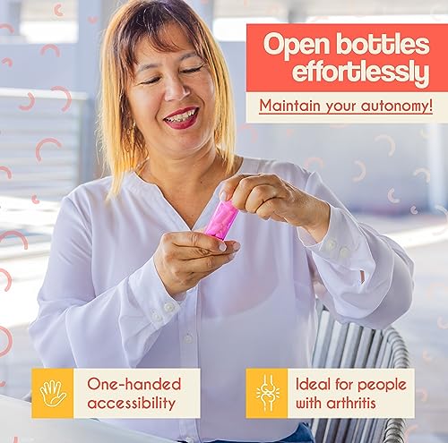 Top Class Ventures Pink Empty Pill Bottles with Caps – 30 Pack - Plastic Prescription Medicine Bottles – 8 Dram - Small Travel Size, Medication Organizer, Nurse Graduation Party Favors