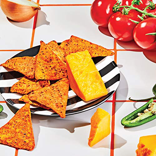 Hilo Life Low Carb Keto Friendly Tortilla Chip Snack Bags, Nacho Cheese, 12 Count, Pack 12 oz