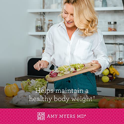 Amy Myers MD L-Glutamine Capsules from L glutamine 1700 mg Supports Sugar Craving, and Muscle Repair - Support Thyroid and Immune System Function - 120 Capsules Dietary Supplement