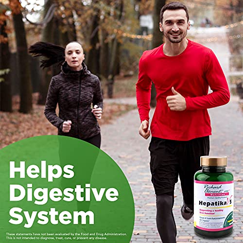 RICHARD CLEMENT MD NUTRITION Hepatika V5-G with L-Glutathione Dietary Supplement for Liver Cleanse Detox & Repair Liver Support Supplement - Milk Thistle Extracts for Digestive Health. 90 Capsule
