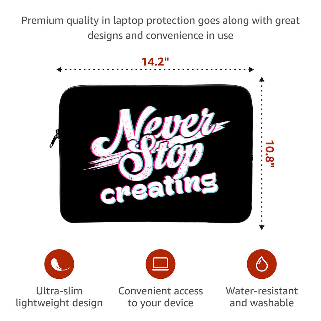 Inspirational MacBook Air 14" Sleeve - Graphic Laptop Sleeve - Quote MacBook Sleeve