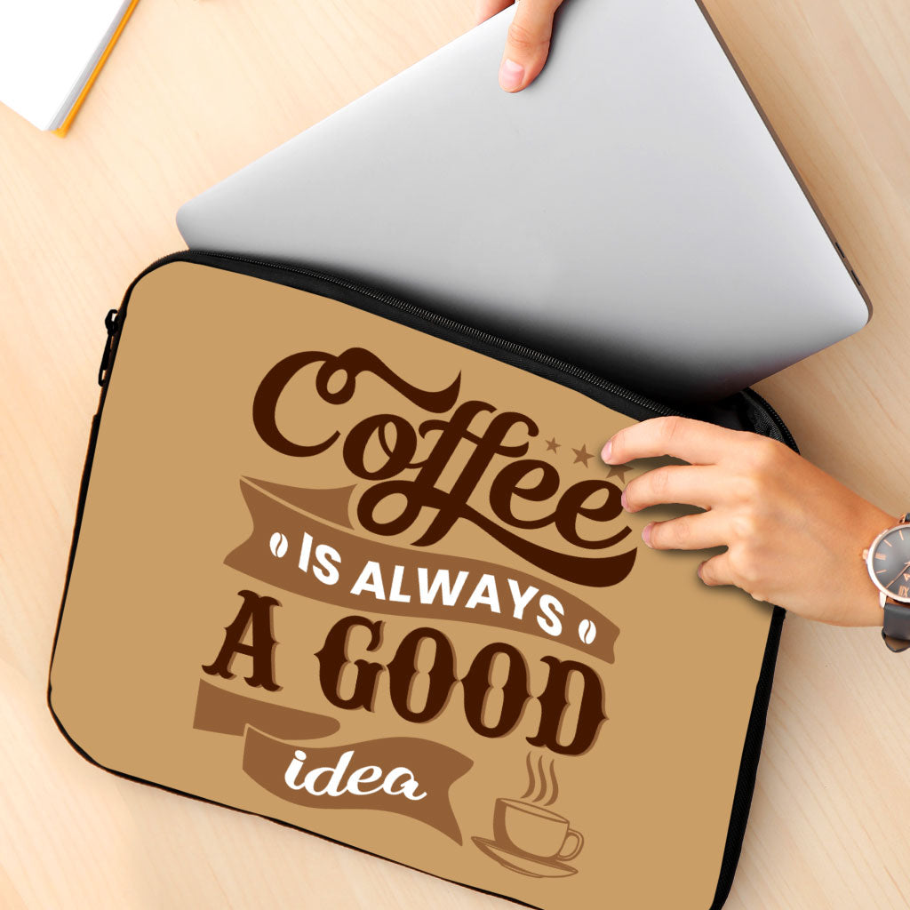 Coffee MacBook Pro 16" Two-Sided Sleeve - Creative Laptop Sleeve - Themed MacBook Sleeve