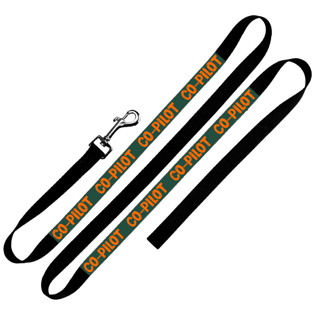 Co Pilot Pet Leash - Best Print Leash - Cool Quote Leash for Dogs