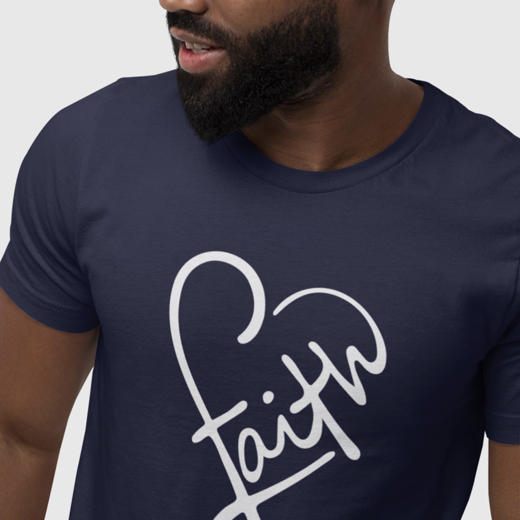 Faith Unisex Jersey T-Shirt Made in USA