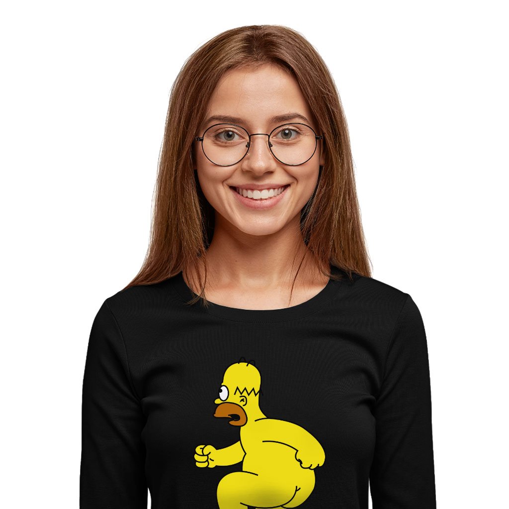 Homer Long Sleeve T-Shirt - Simpsons T-Shirts