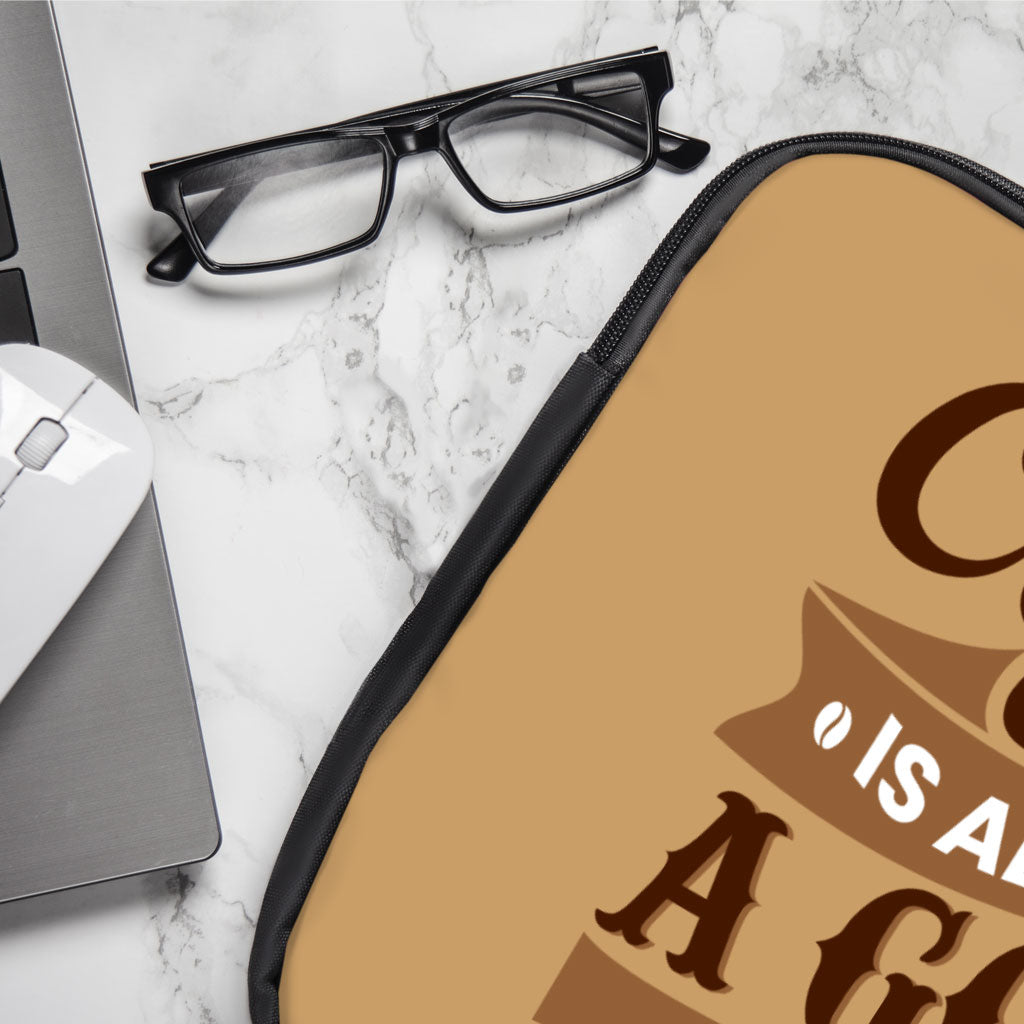 Coffee MacBook Pro 16" Two-Sided Sleeve - Creative Laptop Sleeve - Themed MacBook Sleeve