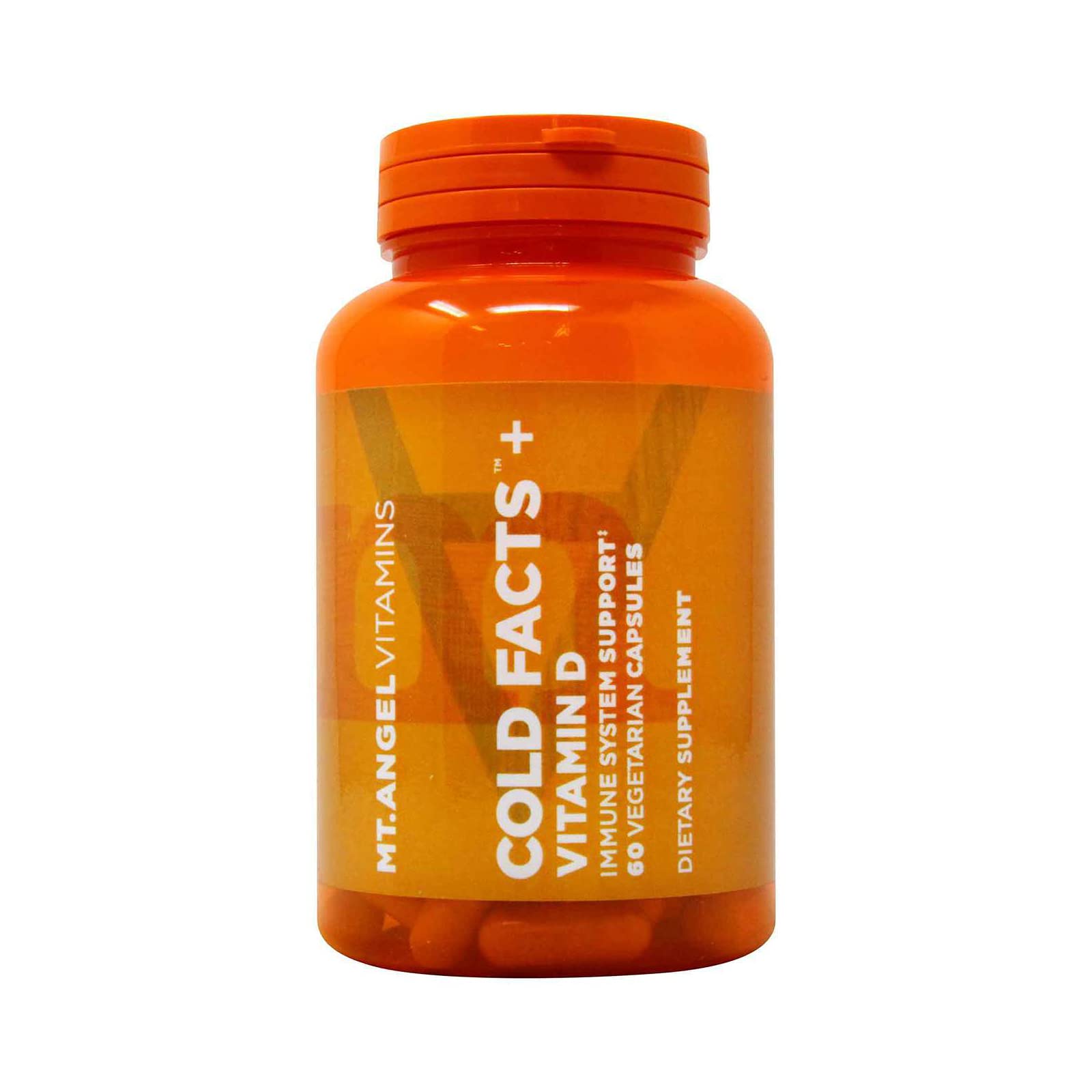 Mt. Angel Vitamins - Cold Facts + Vitamin D, Immune System Support (60 Vegetarian Capsules)