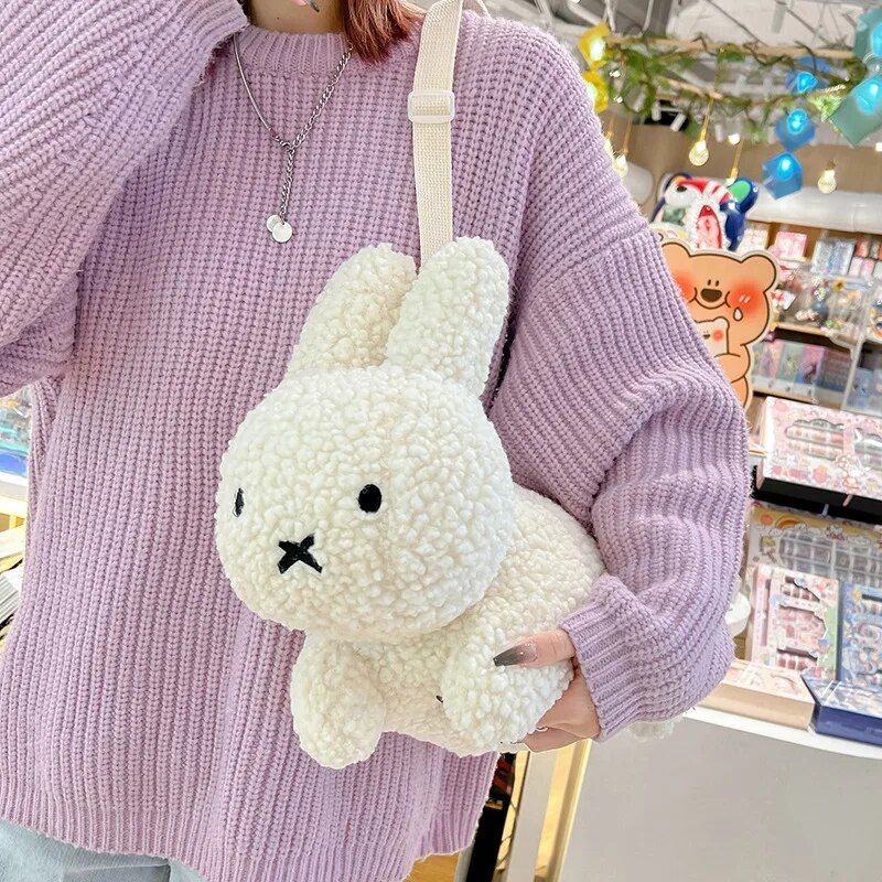 Kawaii Bunny Plush Crossbody Bag