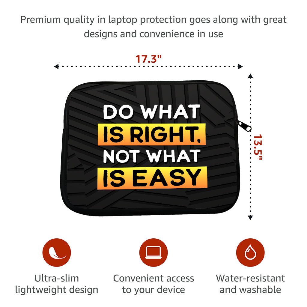 Motivational HP 16" Sleeve - Quote Laptop Sleeve - Best Design Laptop Sleeve with Zipper