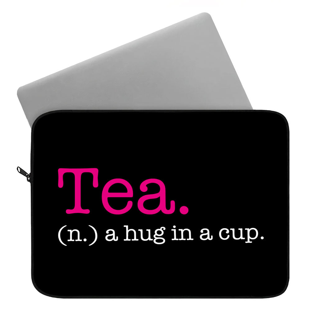 Tea Lover Dell 16" Sleeve - Funny Design Laptop Sleeve - Best Print Laptop Sleeve with Zipper