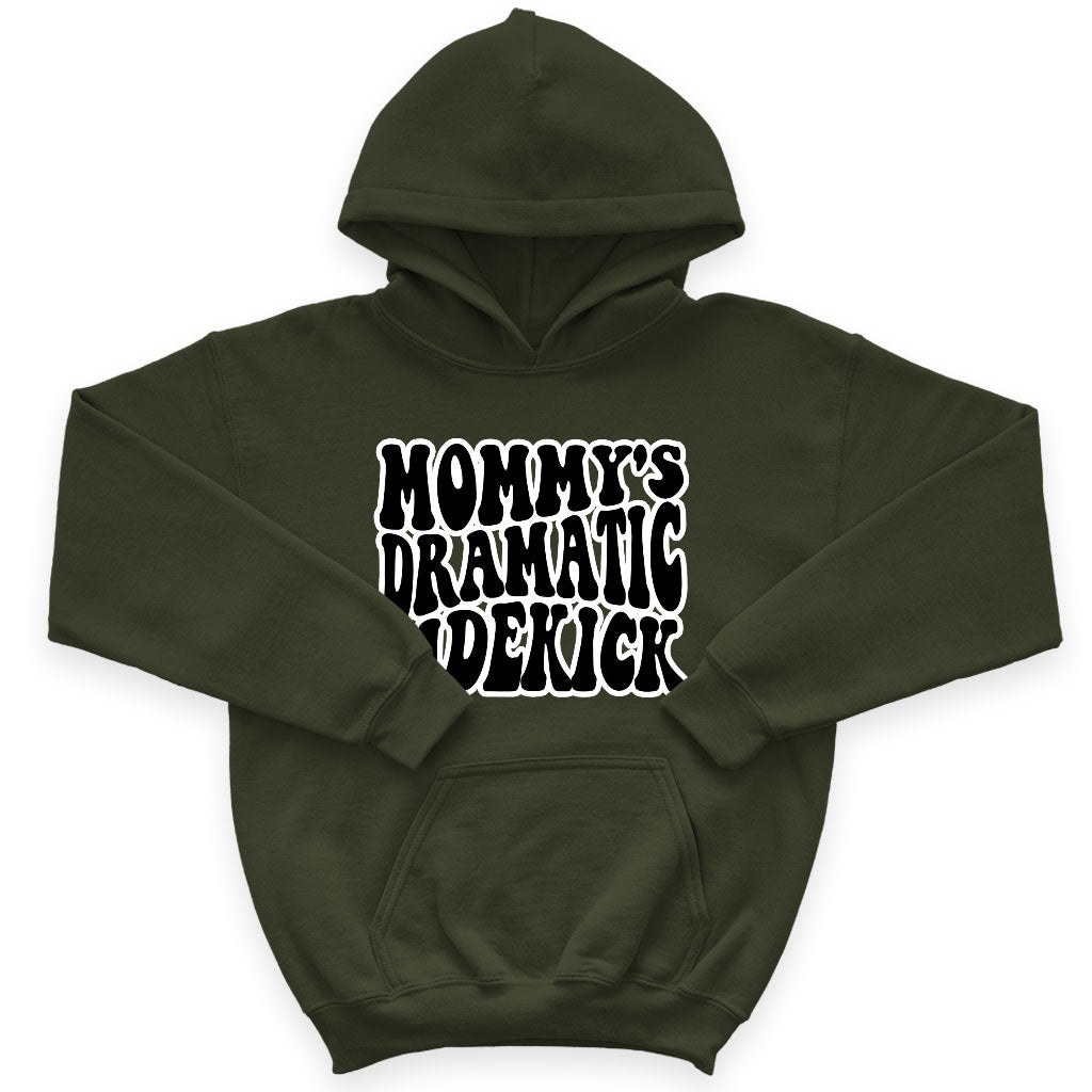 Dramatic Kids' Sponge Fleece Hoodie - Funny Design Kids' Hoodie - Cool Design Hoodie for Kids
