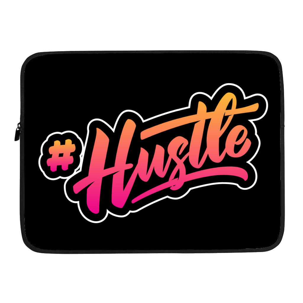 Hustle Dell 16" Sleeve - Hashtag Laptop Sleeve - Cool Printed Laptop Sleeve with Zipper