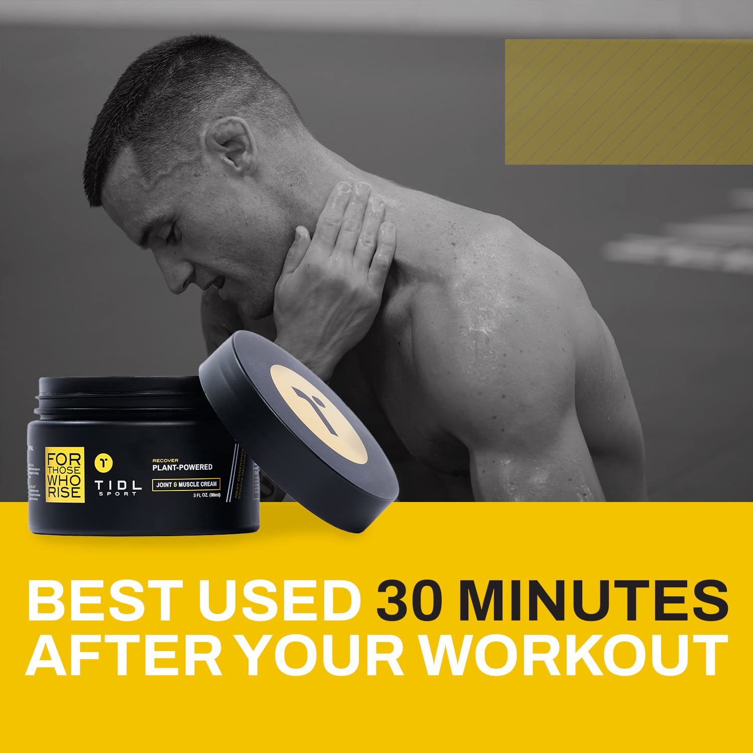 TIDL Plant Powered Performance Cream – Penetrating Cryotherapy Pain Relief – Full Body Recovery – Organic Plant-Based Formula – Relieves Muscle and Joint Pain, 3oz