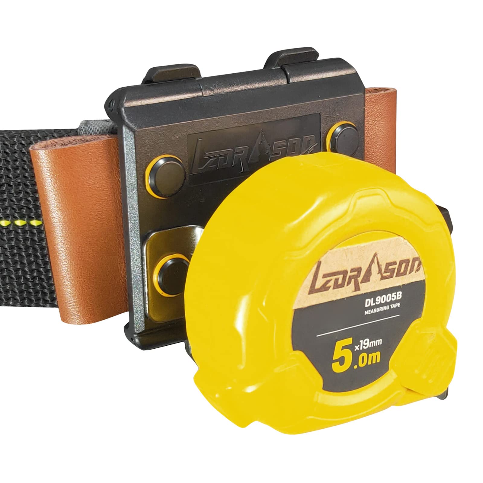 Tape Measure Holder for Belt,Tape Measure Holder Clip on,Tape Measure Holder Belt, Measuring Tape Holder, Tape Measure Clip, Tape Measure Holder for Belt. Pack 1.