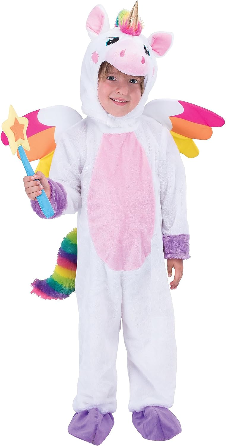 Spooktacular Creations Baby Unicorn Costume with Wings and Star Wand for Unisex Infant Halloween Dress Up Party (18-24 Mos)