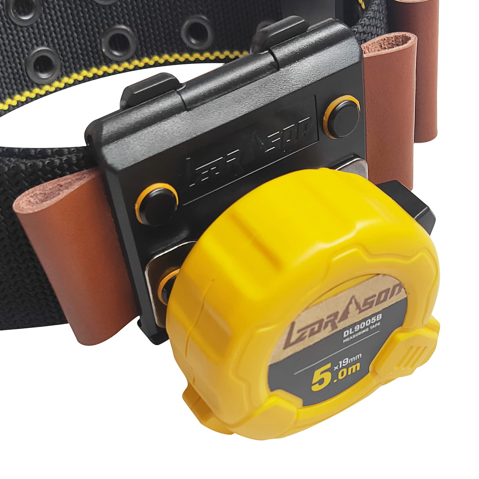 Tape Measure Holder for Belt,Tape Measure Holder Clip on,Tape Measure Holder Belt, Measuring Tape Holder, Tape Measure Clip, Tape Measure Holder for Belt. Pack 1.