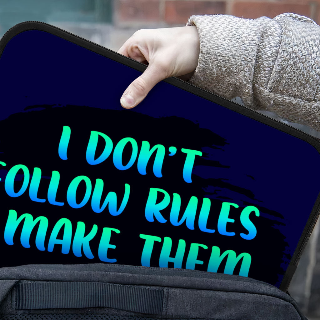 Cool Quote iPad Sleeve - Printed Tablet Sleeve - Themed Carrying Case