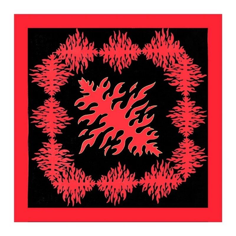 21" Unisex Flame Bandana