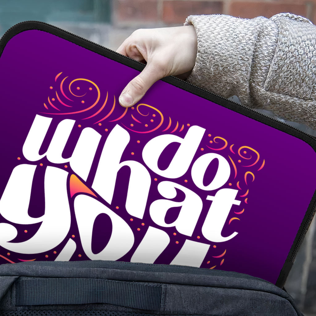 Do What You Love iPad Sleeve - Cute Design Tablet Sleeve - Graphic Carrying Case