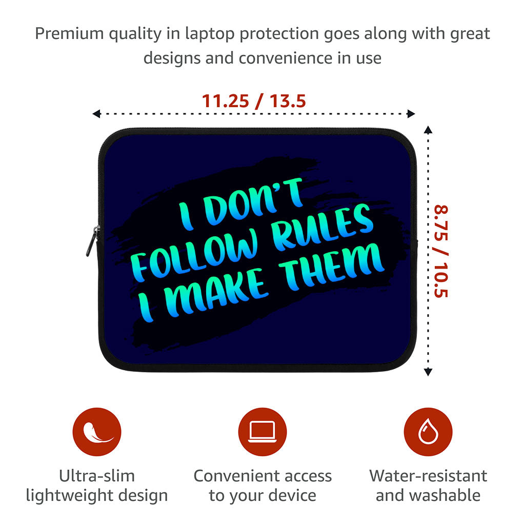 Cool Quote iPad Sleeve - Printed Tablet Sleeve - Themed Carrying Case