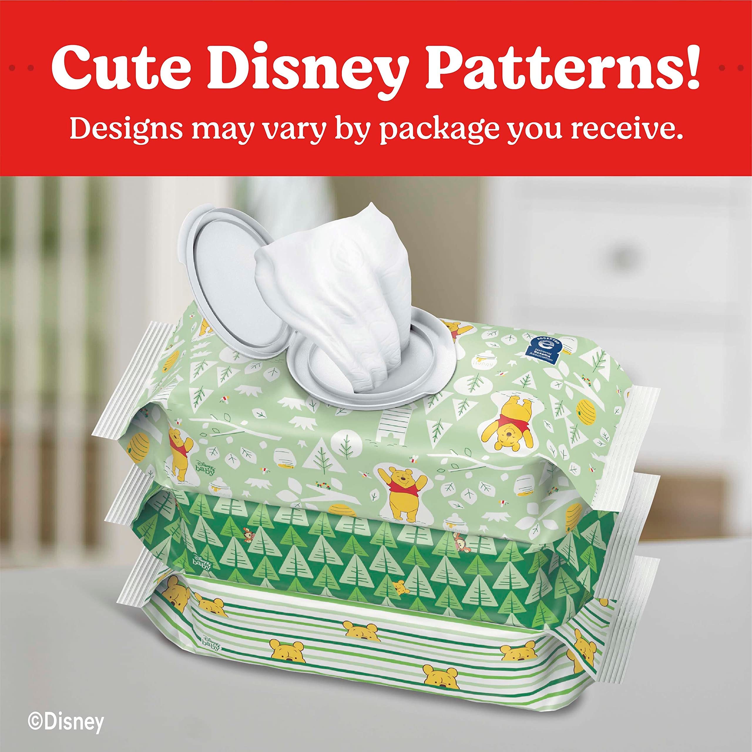 Sensitive Baby Wipes, Huggies Natural Care Baby Diaper Wipes, Unscented, Hypoallergenic, 48 Count (Pack of 6), 288 Wipes Total