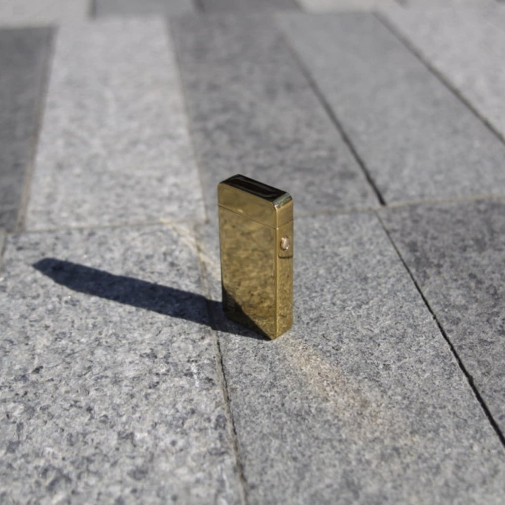 Golden Dual Arc Electric Lighter