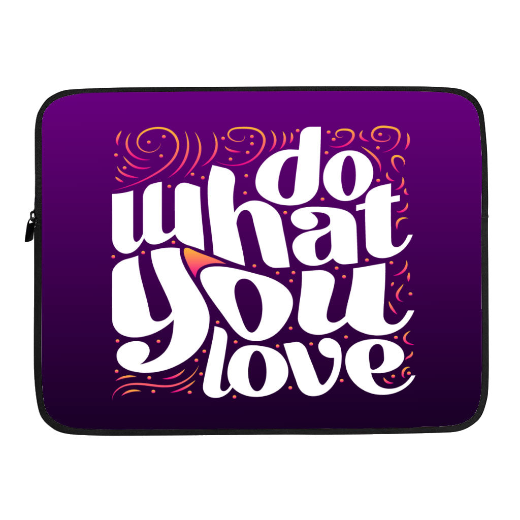 Do What You Love Dell 16" Sleeve - Cute Design Laptop Sleeve - Graphic Laptop Sleeve with Zipper