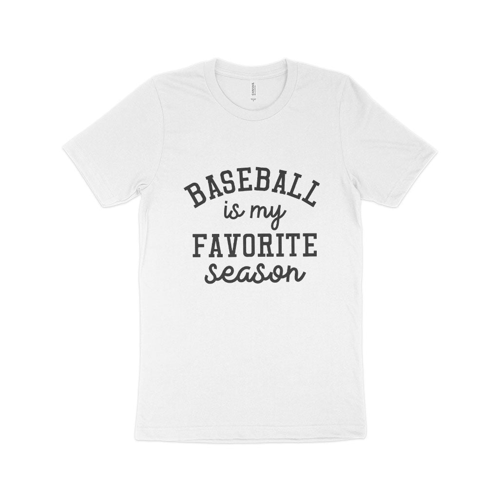 "Baseball Is My Favorite Season" Unisex Jersey T-Shirt