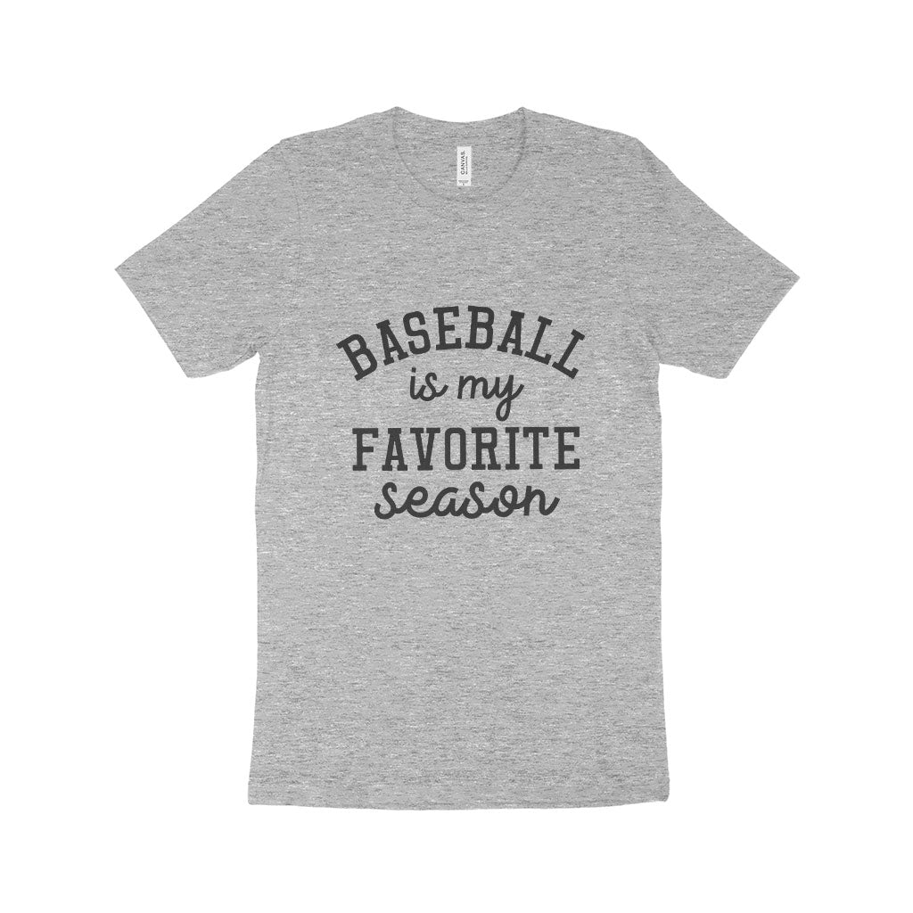 "Baseball Is My Favorite Season" Unisex Jersey T-Shirt