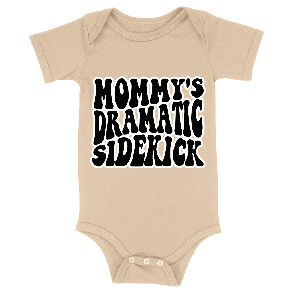 Dramatic Baby Jersey Onesie - Funny Design Baby Bodysuit - Cool Design Baby One-Piece
