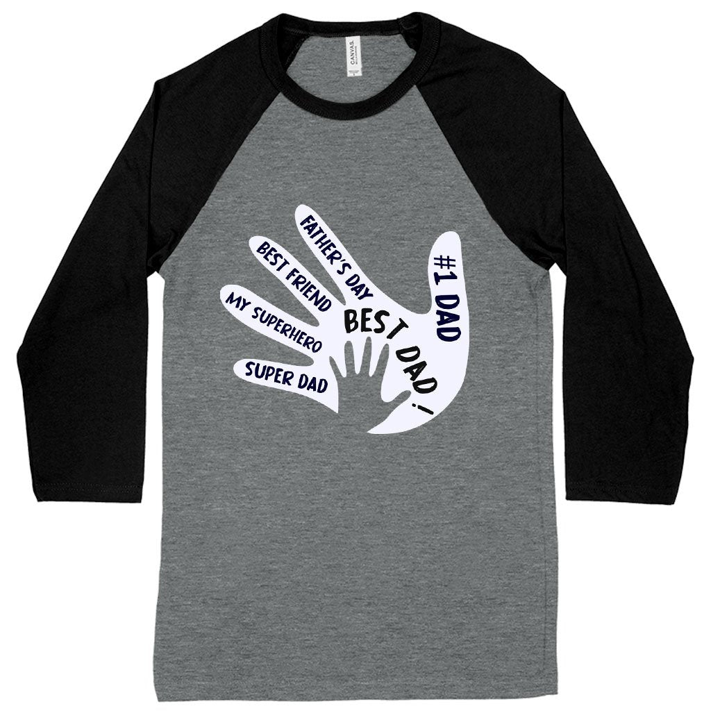 Best Dad Baseball T-Shirt - Best Father's Day T-Shirts