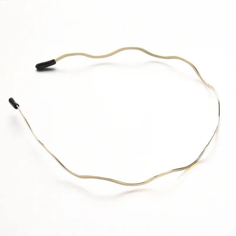 Gold Wave Thin Headband