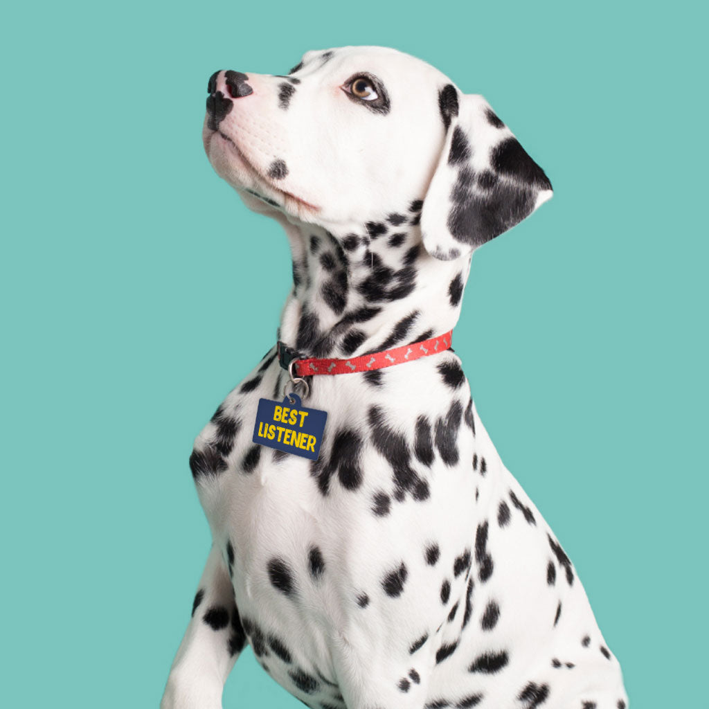 Listener Pet ID Tag - Funny Pet Tag - Cool Pet ID Tag