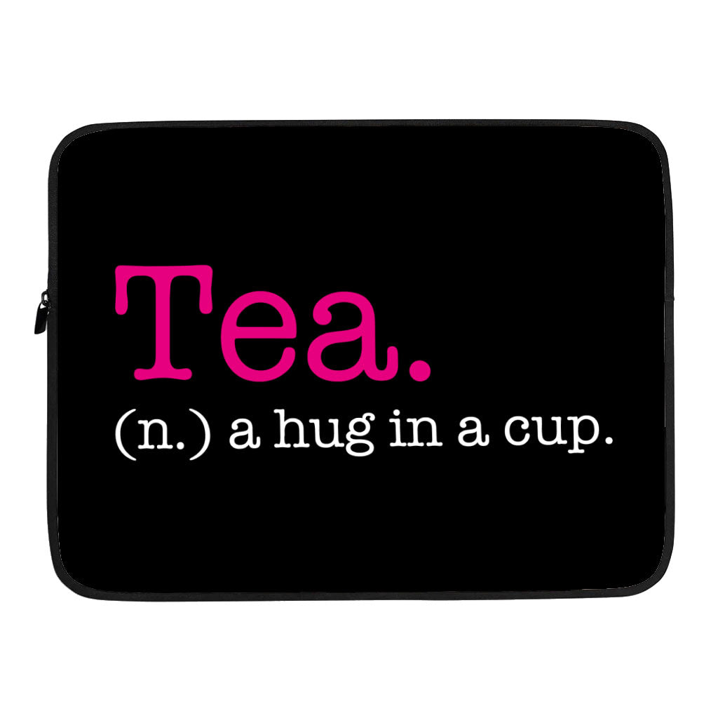 Tea Lover Dell 16" Sleeve - Funny Design Laptop Sleeve - Best Print Laptop Sleeve with Zipper