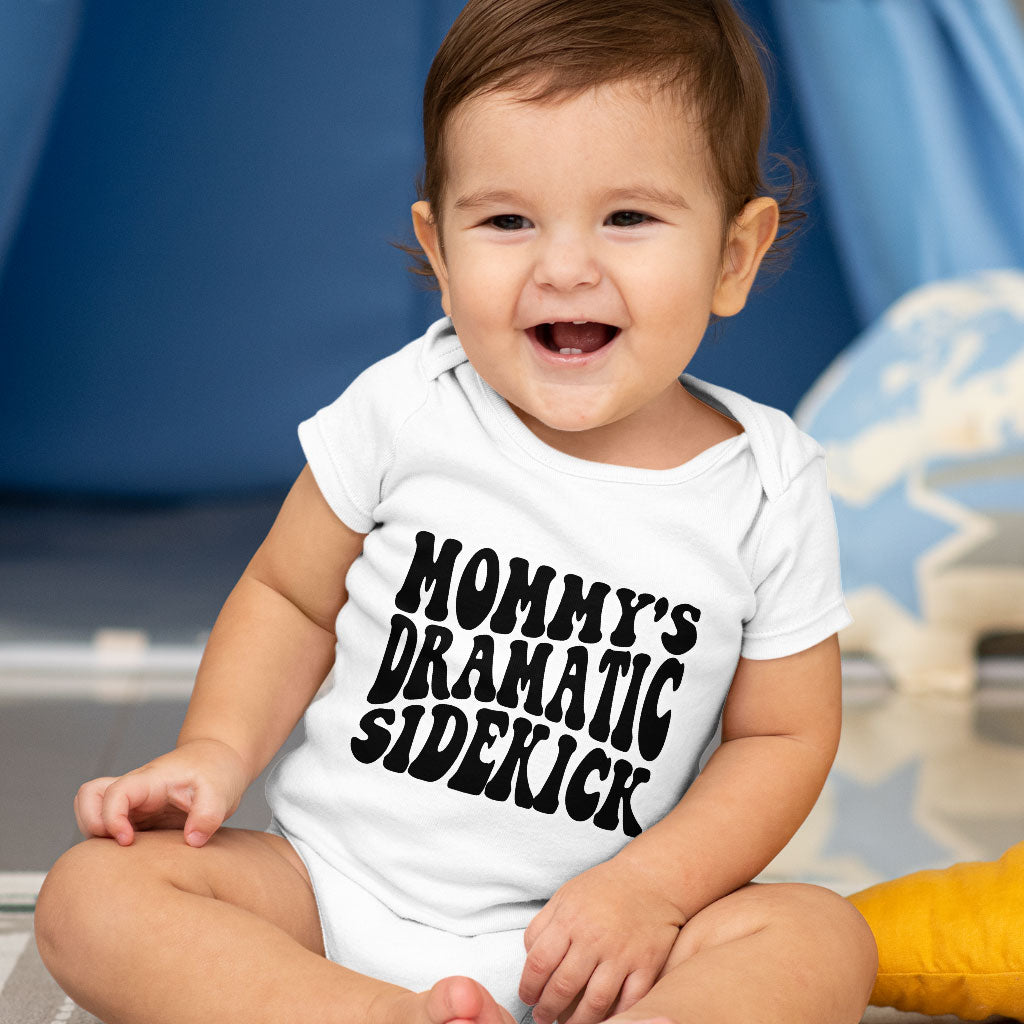 Dramatic Baby Jersey Onesie - Funny Design Baby Bodysuit - Cool Design Baby One-Piece