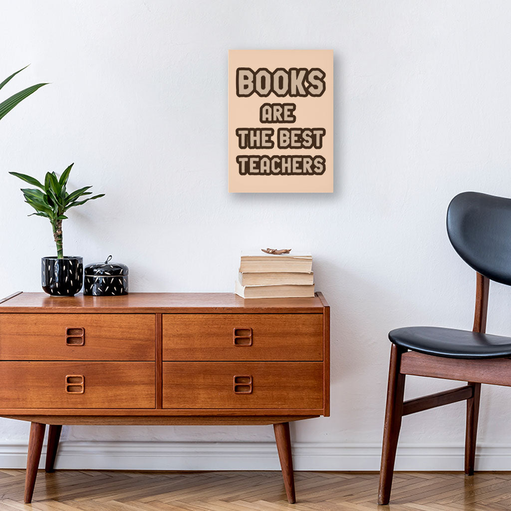 Book Themed Wall Picture - Quotes Stretched Canvas - Cool Print Wall Art