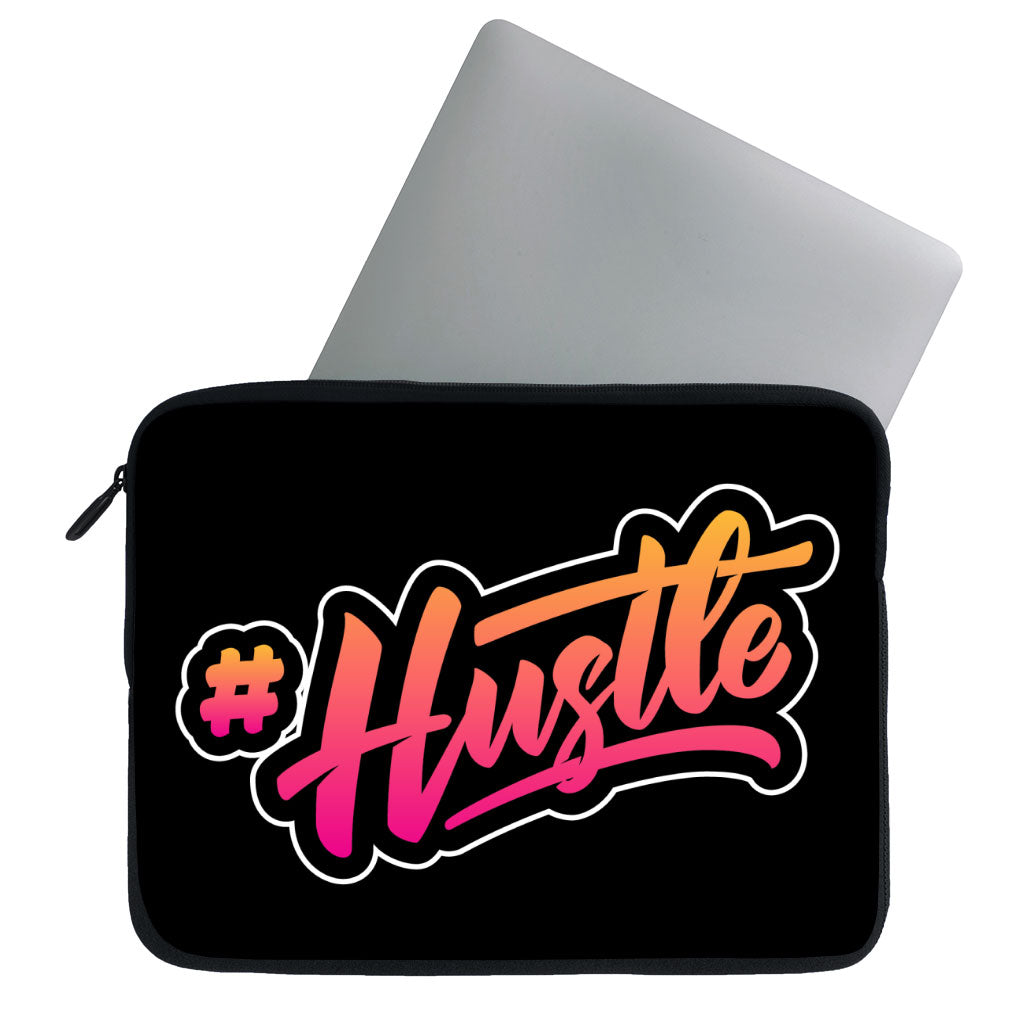 Hustle MacBook Pro 16" Sleeve - Hashtag Laptop Sleeve - Cool Printed MacBook Sleeve