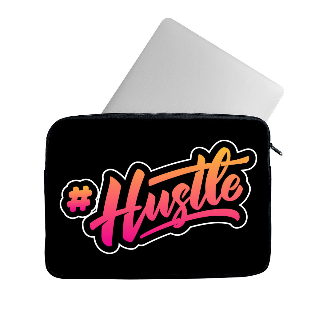 Hustle MacBook Pro 14" Sleeve - Hashtag Laptop Sleeve - Cool Printed MacBook Sleeve