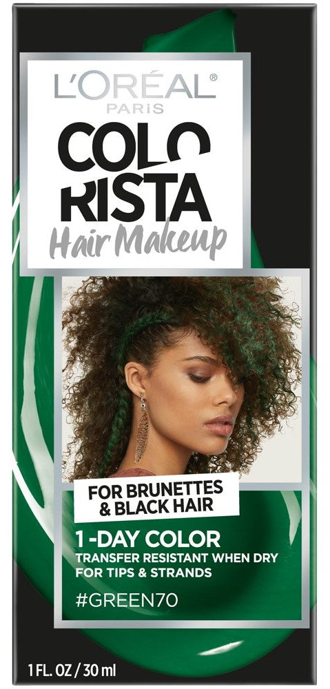 COLORISTA Hair Markeup by L’Oréal Paris, #GREEN70, L'Oreal Paris, 1 fl oz