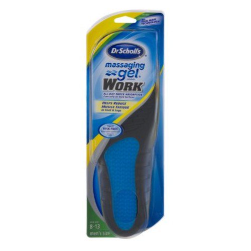 Dr. Scholl's Massaging Gel Insoles WORK Men's Size 8-13 1/Pair