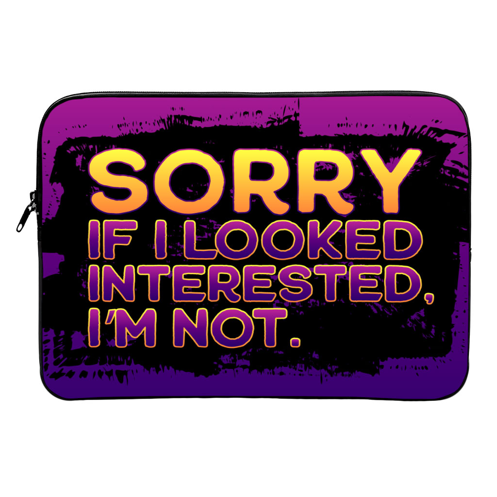 Sarcastic MacBook Air 14" Sleeve - Graphic Laptop Sleeve - Funny Design MacBook Sleeve
